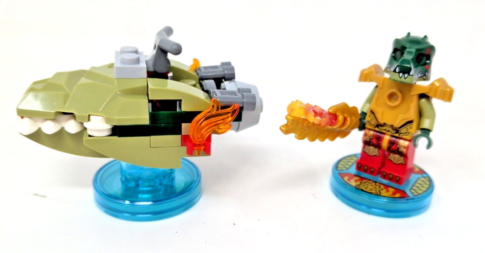 LEGO DIMENSIONS Fun Pack 71223 Chima Cragger & Swamp Skimmer Complete